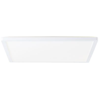 MILTON plafonnier blanc LED intégrée 24W plastique ampoule incluse