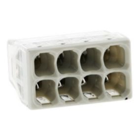 Mini borne S2273 avec 8 entrées et conducteurs 2,5mm² - Wago