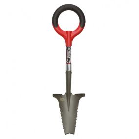 Mini-digger - ROOTSLAYER™ - Rouge - Adulte - Idéal pour les activités outdoor - Tête en V - Acier carbone affutée