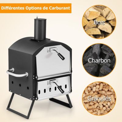 Four à bois extérieur en kit design - Installation terrasse - Le Panyol