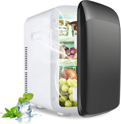 Mini Frigo Refroidisseur et Réchauffeur Thermoélectrique Réfrigérateur Portable avec Affichage de Température 38x33x27CM, Noir