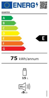 Mini Frigo Refroidisseur et Réchauffeur Thermoélectrique Réfrigérateur Portable avec Affichage de Température 38x33x27CM, Noir