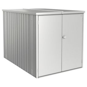 Mini garage argent 145 x 203 cm Biohort
