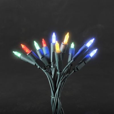 LM100 Guirlande lumineuse pour sapin de Noël, 100 LED multicolores, 8