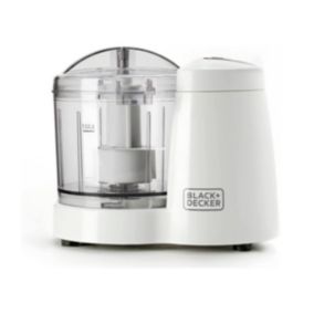 Mini-hachoir 0.35l 120w blanc Black+decker BXCH120E