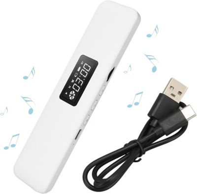 Mini haut-parleur de sommeil à conduction osseuse, haut-parleur d'oreiller intelligent portable, bruit blanc, au sommeil (blanc)