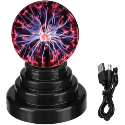 Mini-lampe déco boule plasma USB