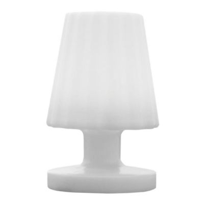 Mini lampe à poser sans fil LED LADY MINI Blanc Polyéthylène H22CM