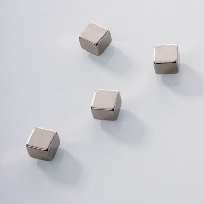 Mini-Magnets Neodym-Power - 4 Pièces & 5 Formes Aimant de blocs 10 x 10 x 8 mm 4 pièces