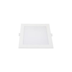 Mini panneau carré mince rétroéclairé par LED - 18W - 225x225mm - Blanc Naturel 4500K