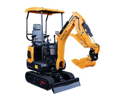 Mini-pelle compacte 1,2 tonne avec flèche orientable SONCA SJW-12F