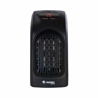 Mini Prise Murale Chauffage 400W Noir Thinia Home