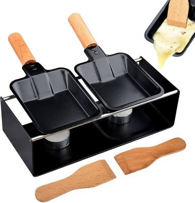 Mini Raclette Portable Antiadhésive avec Bougies