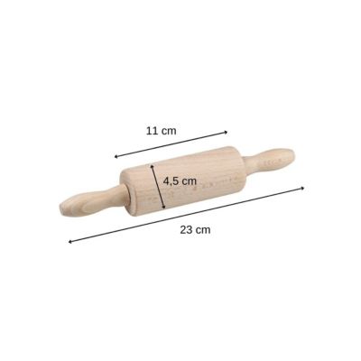 Mini rouleau à pâtisserie en bois 23 cm Zenker