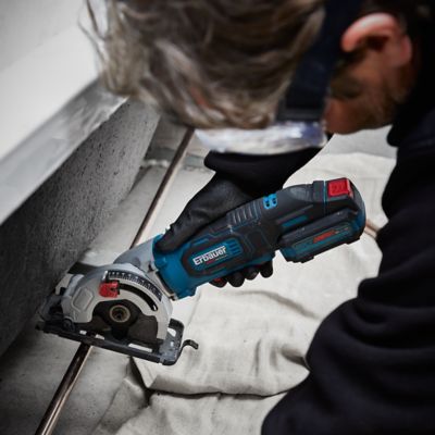 Mini-scie circulaire sans fil Erbauer EMCS12-Li 12V (sans batterie)