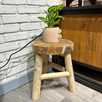 Mini Tabouret En Bois De 17,8 Cm, Support De Présentation, Colonne De