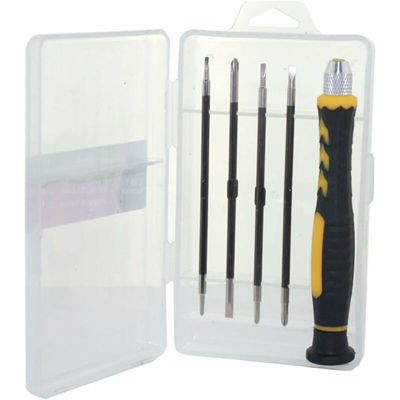 Mini tournevis de précision pour la réparation de lunettes, bijoux, montres, ordinateurs et appareils électroniques (lot de 5)