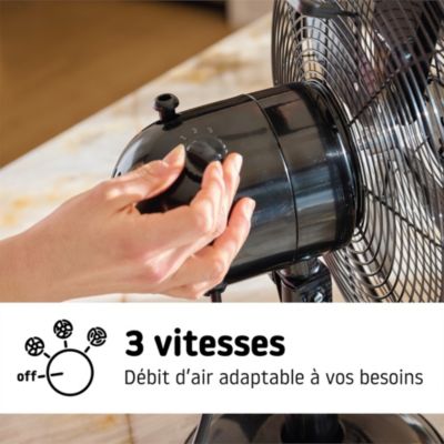Mini ventilateur de table 30 cm noir FTE30-23A
