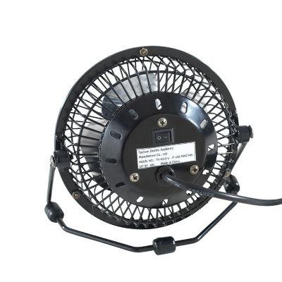 Mini ventilateur USB TX-401D-U noir ø10 cm, 4W