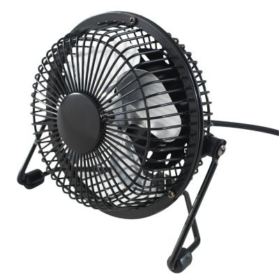 Mini ventilateur USB TX-401D-U noir ø10 cm, 4W