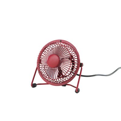 Mini ventilateur USB TX-401D-U rouge ø10 cm, 4W