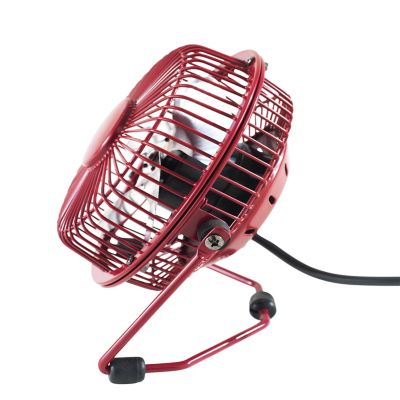 Mini ventilateur USB TX-401D-U rouge ø10 cm, 4W