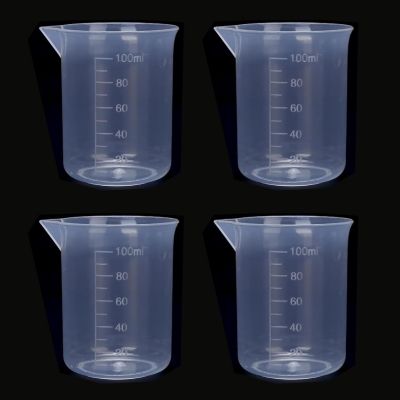 Mini verre doseur 100ml transparent avec bec verseur