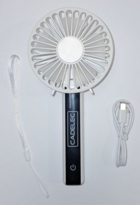 Mini Zephyr Ventilateur à main rechargeable avec affichage numérique