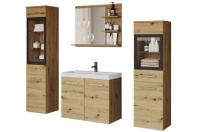 MINIO go for it, Meuble de salle de bain couleur chêne Artisan - MARIT I