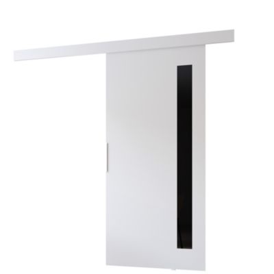 MINIO go for it, porte coulissante CLEAN G 96 cm portes de chambre, Blanc