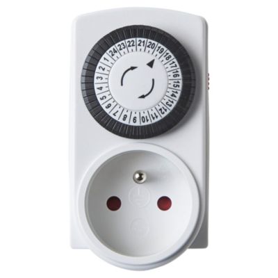 Minuterie mécanique à programmation quotidienne intérieure, lot de 3