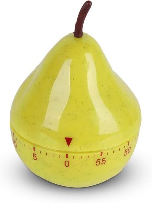 Minuteur de Cuisine Mécanique Forme de Poire de Jusqu'à 60 Minutes
