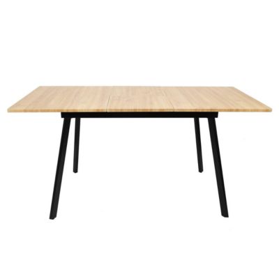 MIOS - Table Repas 120cm Allongeable Aspect Hêtre