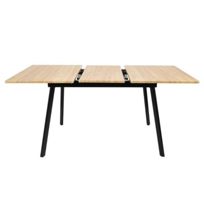 MIOS - Table Repas 120cm Allongeable Aspect Hêtre