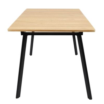 MIOS - Table Repas 120cm Allongeable Aspect Hêtre
