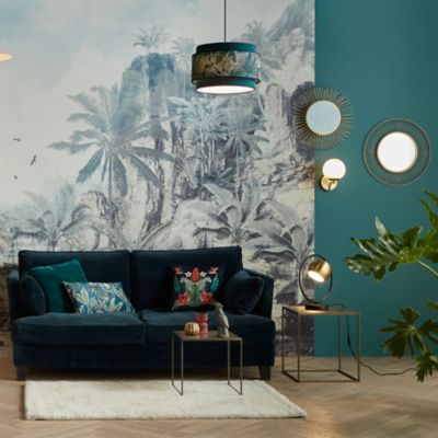 Miroir ⌀47cm Design doré