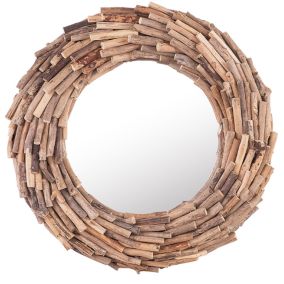 Miroir 56 cm Bois clair KAYENTA