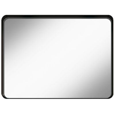 Miroir 80x60 noir mat Essebagno Indus