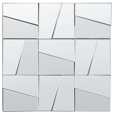 Miroir ANCEMONT 80 cm 80 cm Argenté