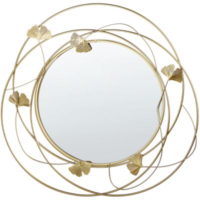 Miroir ANGLET 47 cm 45 cm Métal Doré
