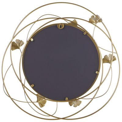 Miroir ANGLET 47 cm 45 cm Métal Doré