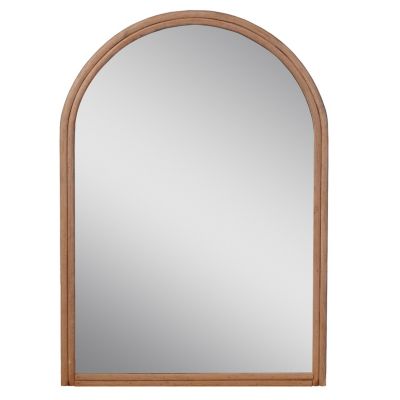 Miroir arche en rotin l.50 x H.35cm Ornami Promo