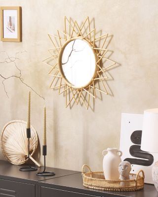 Miroir AROEK 61 cm 61 cm Rotin Naturel