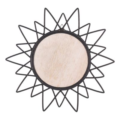 Miroir AROEK 61 cm 61 cm Rotin Noir