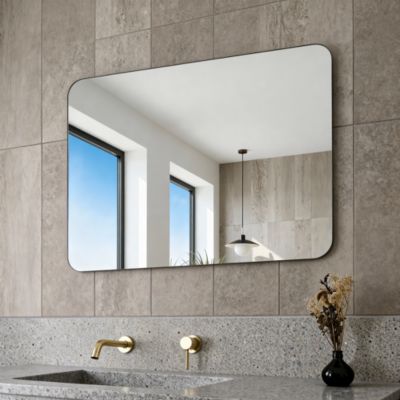 Miroir arrondi Cooke & Lewis Elbury 60 x 80 cm
