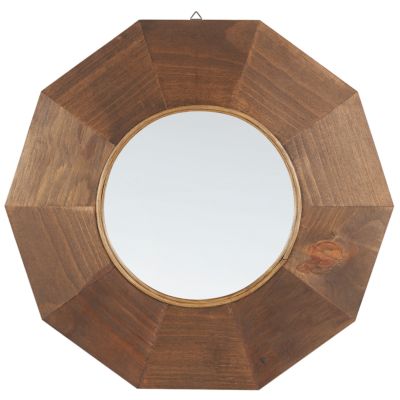 Miroir ASEM 60 cm 60 cm Bois Marron