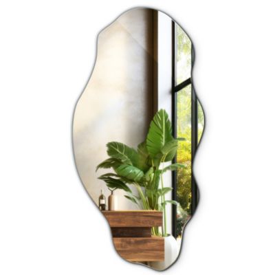 Miroir asymétrique Tulup 40 x 80 pour maquillage 1 pièce