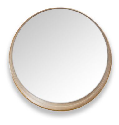 Miroir asymétrique en bois finition chêne 60 x 60 cm, Ariane Plywood