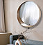 Miroir asymétrique en bois finition chêne l.60 x L.60 cm