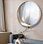Miroir asymétrique en bois finition chêne l.80 x L.80 cm